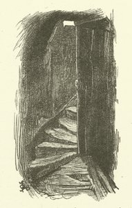 Escaleras que conducen a un ático de Frederick L. Bernard