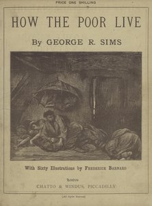 Página de título de Cómo viven los pobres de George R Sims