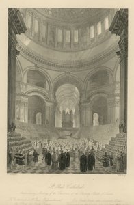 Reunión de aniversario de los Niños de las Escuelas de Caridad de Londres de Frederick Mackenzie
