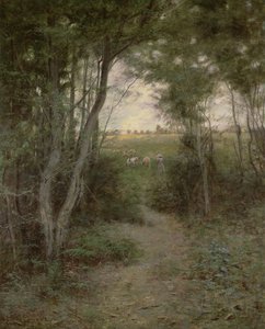 El monte cerca de Heidelberg, Melbourne, 1898 de Frederick McCubbin