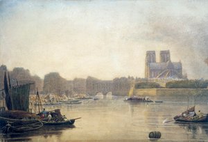 Notre Dame, París, siglo XIX de Frederick Nash