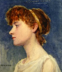Una doncella griega, c.1890 de Frederick Stead