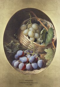Uvas rojas y blancas