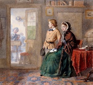 El Niño Nuevo, 1860 de Frederick Walker