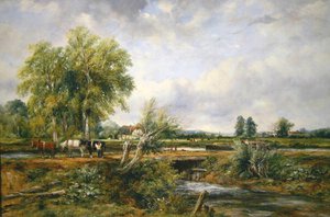 Paisaje pastoral de Frederick Waters Watts
