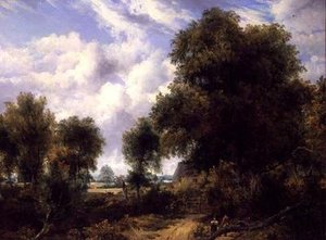 Paisaje boscoso de Frederick Waters Watts