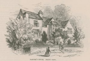 Casa de Andrew Marvel, Highgate, Londres de Frederick William Fairholt