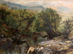 Piscina en Colwyn, Gales del Norte de Frederick William Hayes