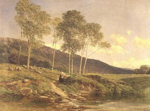 Un camino a través de los prados de Frederick William Hulme
