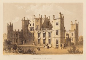 Sherborne Lodge, Dorset (aguatinta) de Frederick William Hulme