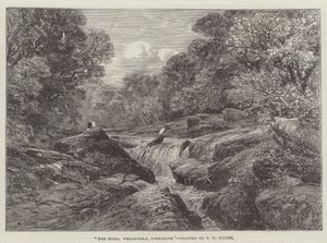 El Strid, Wharfdale, Yorkshire de Frederick William Hulme