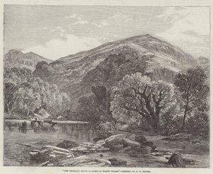 La hora tranquila, una escena en el norte de Gales de Frederick William Hulme