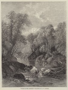 Paisaje fluvial galés de Frederick William Hulme
