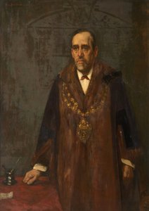 Retrato de Jackson Brierley, c.1898-99 (Óleo sobre lienzo) de Frederick William Jackson