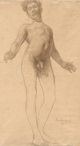 Desnudo Masculino de Pie, 1885