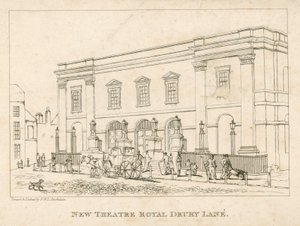 Nuevo Teatro Real, Drury Lane, Londres de Frederick Wilton Litchfield Stockdale