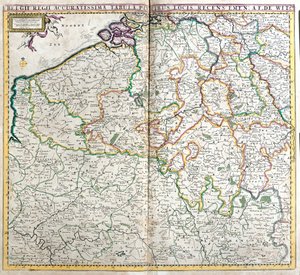 Bélgica, Luxemburgo, N de Frederick de Wit