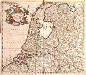 Bélgica y Holanda de Frederick de Wit