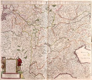 Este de Francia, Bélgica, Suiza, Oeste de Alemania, Norte de Italia de Frederick de Wit