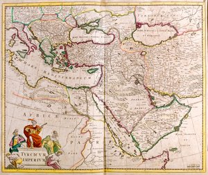 Italia, Península Balcánica, Turquía, Líbano, Siria, Israel, Jordania, Irak, Península Arábiga, Irán de Frederick de Wit