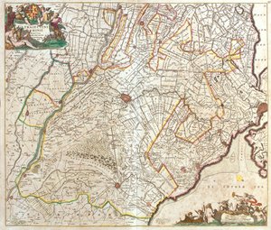 Mapa de Utrecht (Países Bajos) de Frederick de Wit