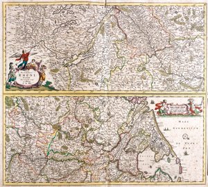 Mapa de Renania (Alemania) de Frederick de Wit