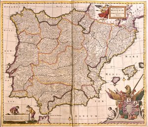 España y Portugal de Frederick de Wit