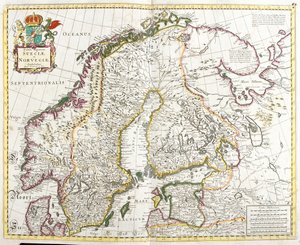 Suecia, Noruega, Finlandia, Estonia, Distrito Federal del Noroeste de Rusia de Frederick de Wit