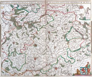 Valonia, Champaña-Ardenas, Lorena, Bélgica, Francia, Luxemburgo de Frederick de Wit