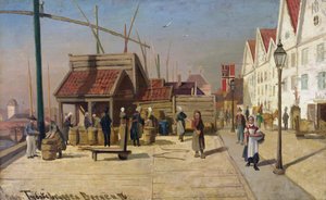 El muelle alemán, Bergen de Frederik Collett