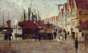 El muelle de Bergen de Frederik Collett