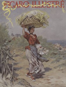 A Biarritz. Portada de Le Figaro Illustré, marzo 1895 de Frederik Hendrik Kaemmerer