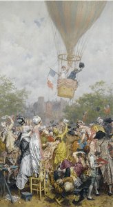 Ascenso en globo de Frederik Hendrik Kaemmerer