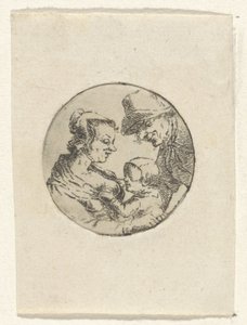 hombre y mujer con niño