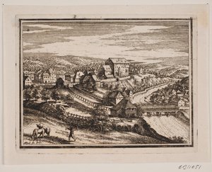 Vista de una ciudad de Frederik Laub