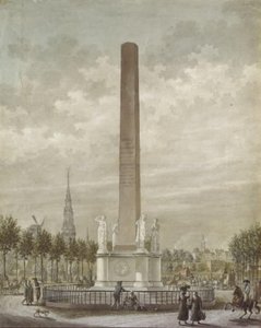La columna de la libertad vista desde el lado de Frederiksberg