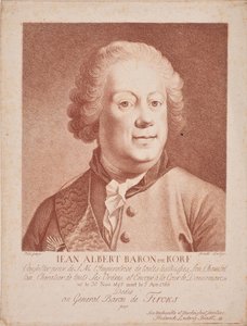 Retrato del Barón Johann Albrecht von Korff 1697-1766, mediados del siglo XVIII