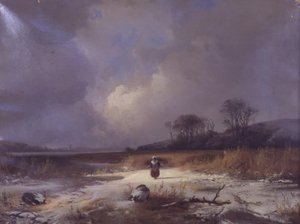 Paisaje invernal de Frederik Rohde