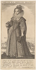 Amalia, esposa de Federico Enrique, Príncipe de Orange de Frederik de Wit