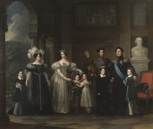 La familia Bernadotte, 1837 de Fredric Westin