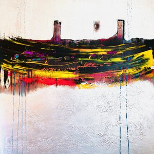 Panorama urbano abstracto y dinámico de Fredrik Olsen