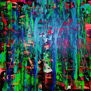 Gotas de pintura de colores vivos de Fredrik Olsen