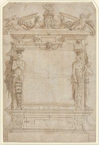 Diseño para un Marco Arquitectónico de French 16th Century