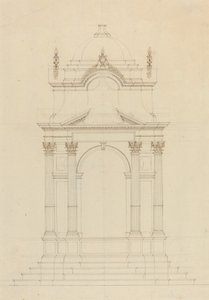 Diseño para un Baldaquino de French 18th Century