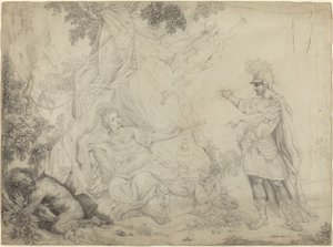 Circe y Ulises de French 19th Century