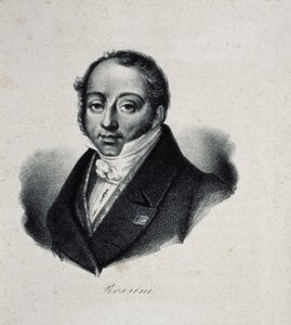 Retrato del compositor Gioachino Antonio Rossini de French Master
