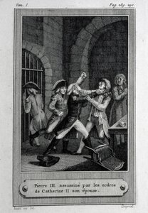 El asesinato del emperador de Rusia Pedro III Fyodorovich el 17 de julio de 1762 de French Master