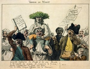 El Triunfo de Marat, 1793 de French Master