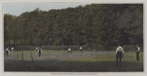 Un juego de tenis en el Liceo Michelet, Vanves, París de French Photographer