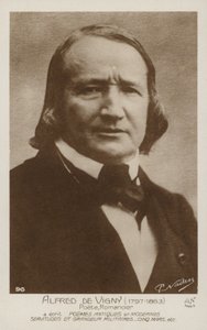 Alfred de Vigny (1797-1863), poeta y novelista francés de French Photographer